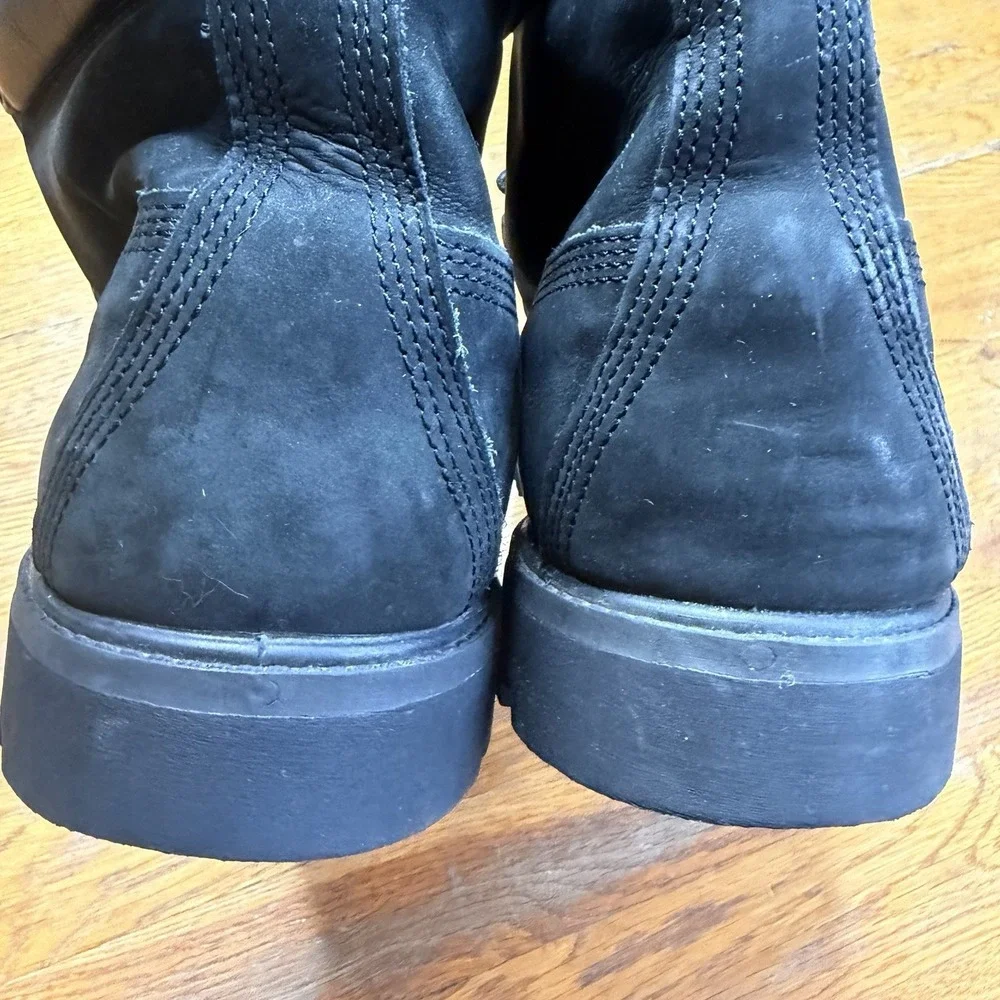 Timberland Boots Mens Sz 15 M 10073 Black Leather Primaloft 400 Gram Water Proof